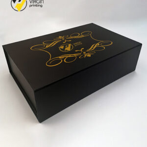 Matte Black Hair Extension Boxes