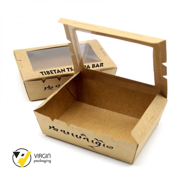 Kraft Boxes With Windows Wholesale