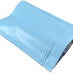 3 Side Seal Flat Pouch With Zipper