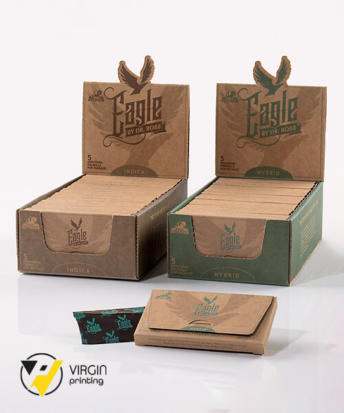 Custom Eagle Indica Pre-Rolls Boxes